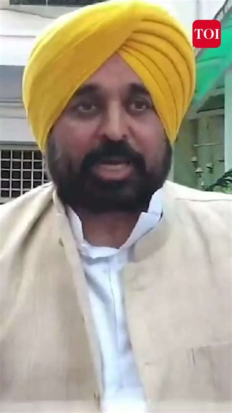 Watch Punjab Cm Bhagwant Mann Accuses Bjp Of Intimidation After Ed