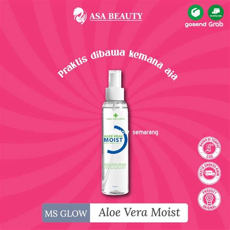 Jual Ms Glow Aloe Vera Moist Hand Sanitizer Antiseptik Handsanitizer