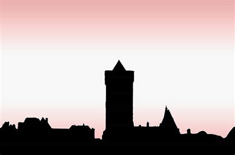 Small Town Skyline Silhouette Stock Photos Pictures And Royalty Free