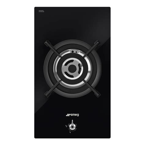 Placa Modular Gas Smeg PV331CN 1 Zonas 30 Cm Negro Sin Marco