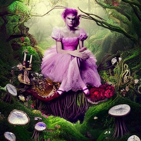 KREA A Scene From Alice In Wonderland She Looks Like A Mix Of Grimes