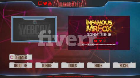 Create An Animated Chroma Twitch Overlay Package By Benephla