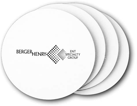 Berger Henry ENT Specialty Group Coasters (5 Pack) - $15.87 | NiceBadge™