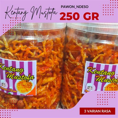 Jual Pawon Ndeso Spesial Kentang Goreng Mustofa Pedas Manis Mix Kacang