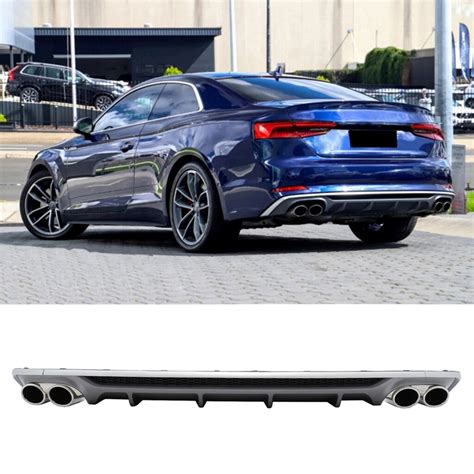 Rear Diffuser S5 Look For Audi A5 F5 S Line 2016 2020 Audistock