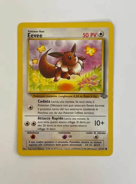 Carte Pok Mon Eevee Voli En Fr Dition Jungle Eur