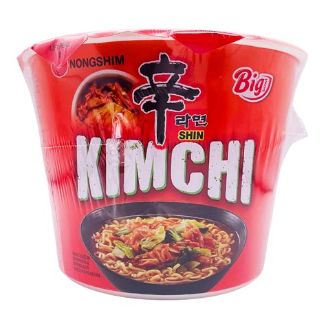 Kimchi Shin Big Bowl Instant Noodles 112g by Nongshim – Thai Food Online (authentic Thai ...