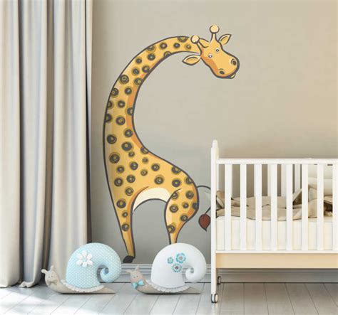 Kids Giraffe Wall Sticker - TenStickers