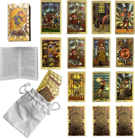 Hxbyx Traditional Standard Tarot Decks Original Tarot Cards With Guidebook And Linen