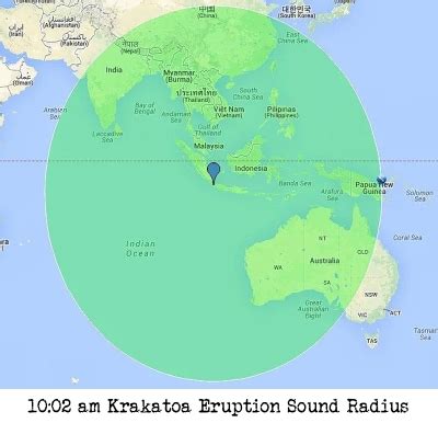 Krakatoa Blast Sound Radius - David J Castello - Author