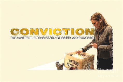 Mo5820 Vintage Sketch Conviction Movie Poster Digital Art by Joanie ...