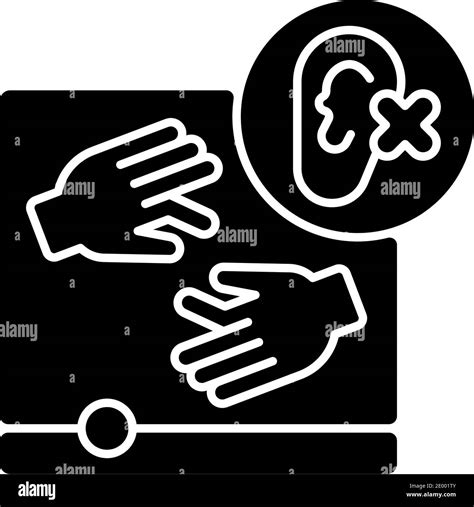 Accessibility Black Glyph Icon Stock Vector Image And Art Alamy