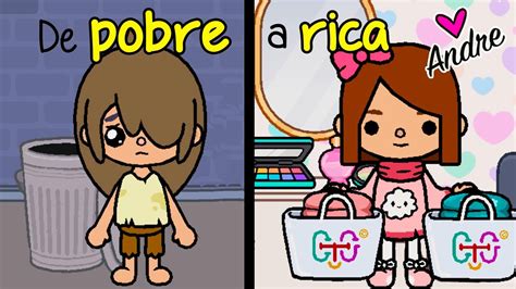 De POBRE A RICA TOCA BOCA Andre Se Hace Gamer Toca Life World