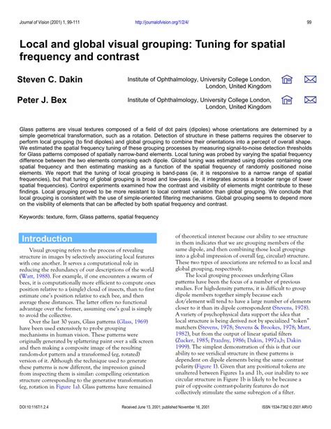 Pdf Local And Global Visual Grouping Tuning For Spatial Dokumen Tips