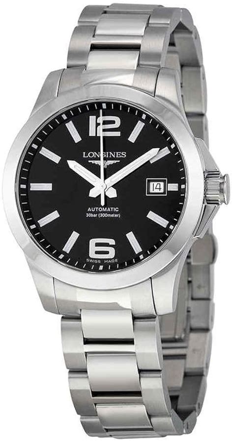 Longines Conquest Mens 39mm Automatic Synthetic Sapphire Date Watch