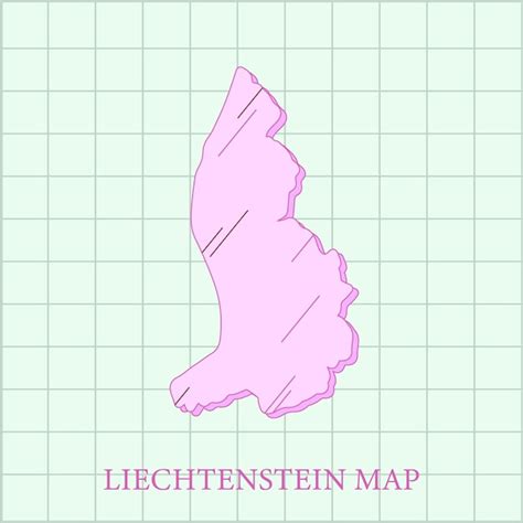 Premium Vector | Vector regions map of Liechtenstein