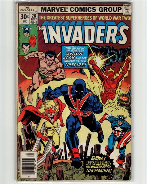 The Invaders 20 1977 The Invaders Key Issue Comic Books Bronze