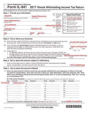 Fillable Online Tax Illinois Il For Fset Illinois