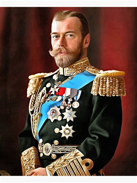 Tsar Nicholas Ii Of Russia Canvas Print For Sale By Komandor Szep