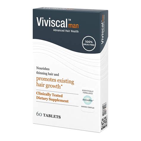 Viviscal Men S Hair Growth Supplements Tablets For Thicker Hair