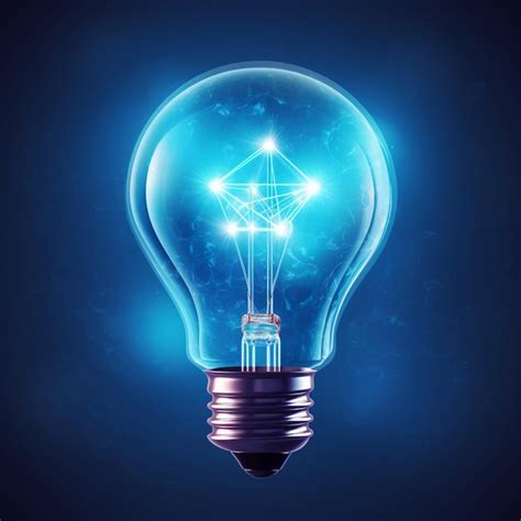 Premium Ai Image Light Bulb Illustration Abstract Vj In The Style Of