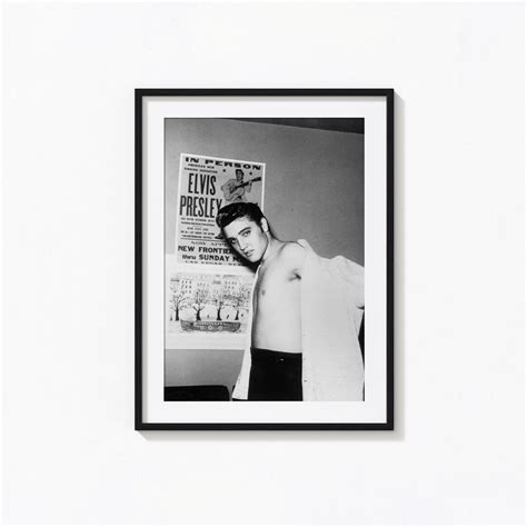 Elvis Presley Posters / Elvis Presley Black and White Wall Art, Album ...