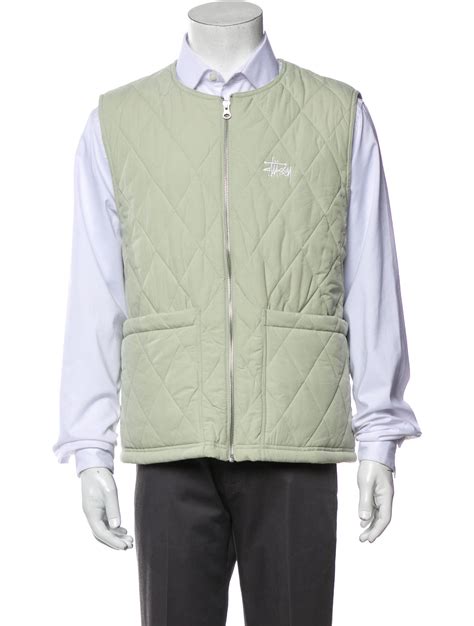 Stüssy Vest Green Outerwear Clothing Wstuy21813 The Realreal