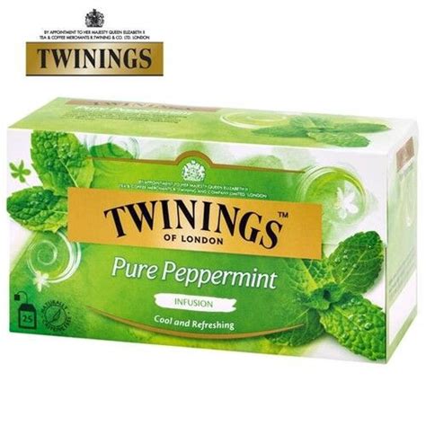 Twinings Pure Peppermint Cool Refreshing 25 Tea Bags Shopee