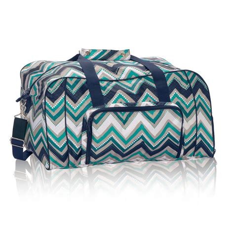 All Packed Duffle In Dotty Chevron Thirty One Gifts Thirty One