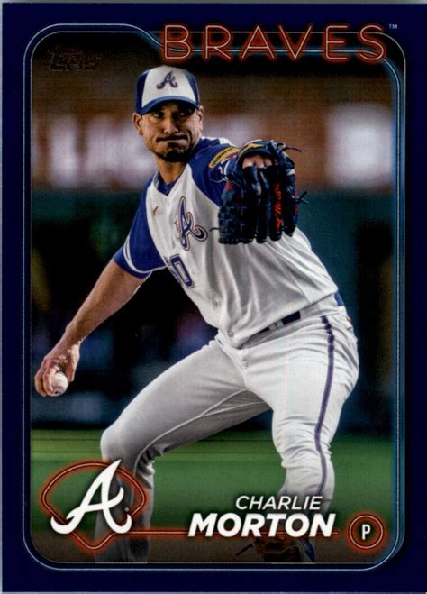 Topps Series Royal Blue Parallel Charlie Morton Atlanta