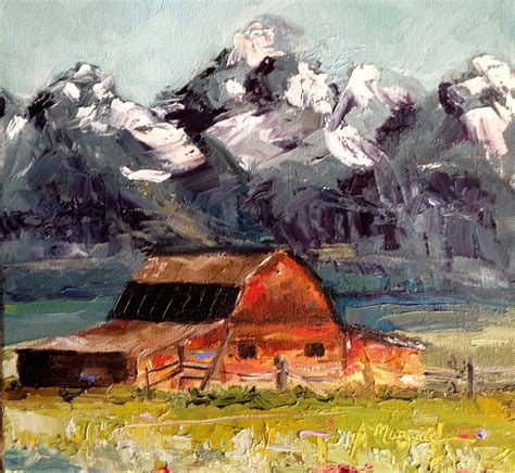 Painting by the Lake: The Old Barn - SOLD