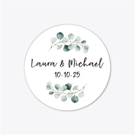 Custom wedding thank you 2 inch circle favors stickers labels | eBay in ...