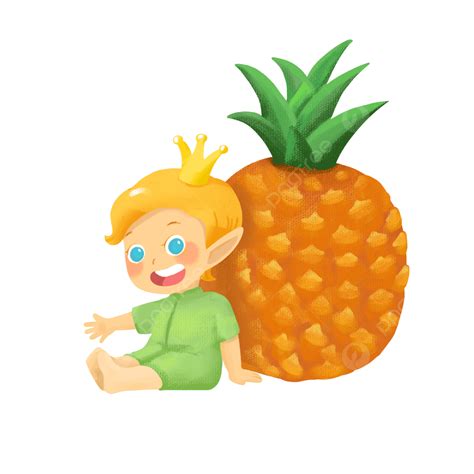 Pineapple Fruit Clipart Hd Png Fruit Baby Cute Pineapple Elf