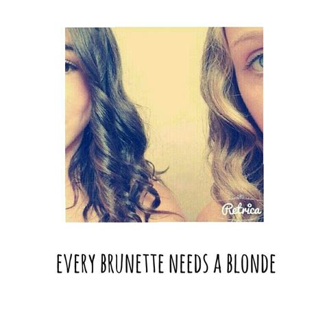 Every Brunette Needs A Blonde Brunette Blonde Long Hair Styles