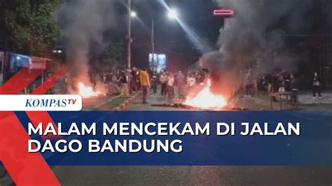 Warga Dago Elos Blokade Jalan Dago Bandung Berujung Bentrok Dengan