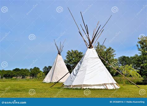 Wigwams stock photo. Image of america, indian, germany - 29368916