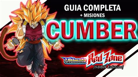 GUIA COMPLETA Cumber Ultimate Red Zone SDBH Edition DBZ Dokkan