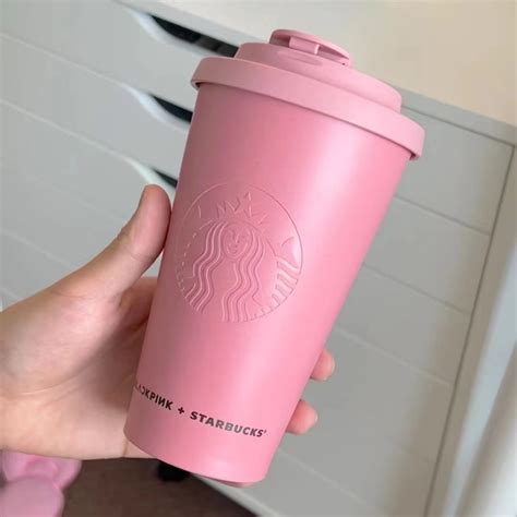 Blackpink X Starbucks Stainless Steel Bling Cold Cup Tumbler Oz Black