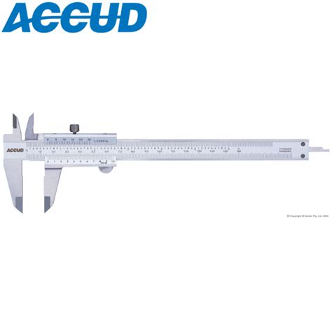 AC 120 Accud Dual Scale Vernier Caliper Select Range Collins Tools