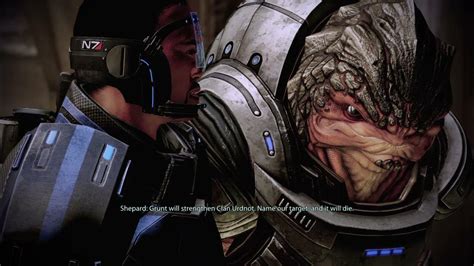 Mass Effect 2 Legendary Edition Headbutt Krogan Youtube