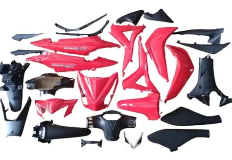 Kit Plasticos Honda New Wave S Rojo Piezas Completo En Venta En