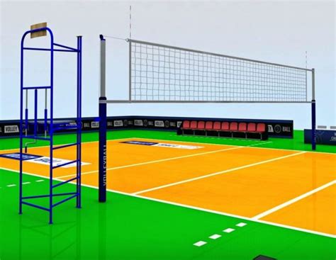 √ Ukuran Lapangan Bola Voli Putra Putri Voli Mini Dan Voli Pantai