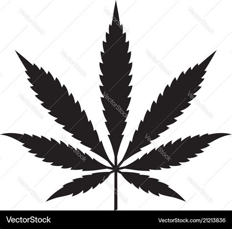 Cannabis Leaf Marijuana Silhouette Vector Images (over 8,200)