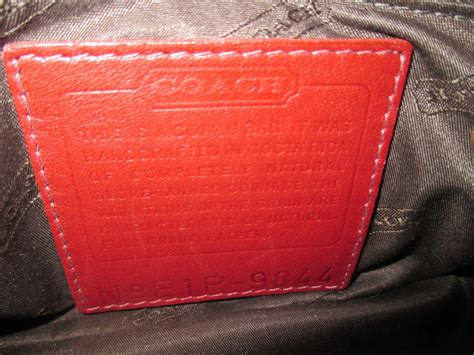 Vintage Coach Red Leather Demi Pouch Baguette 9844 Gem