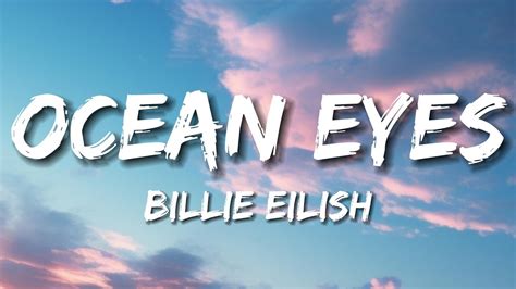 Billie Eilish Ocean Eyes Lyrics Youtube