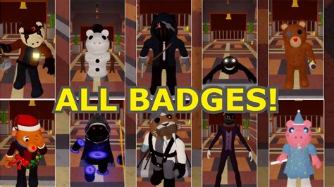 How To Get ALL 33 BADGES In ACCURATE PIGGY RP THE RETURN Roblox