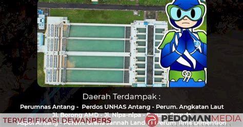 PDAM Makassar Akan Lakukan Pengurasan Kolam Treatment Ini Sejumlah