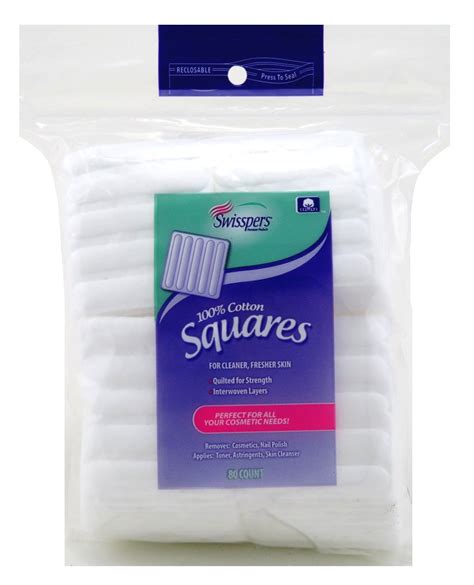 Amazon Swisspers Cotton Squares 80 Count Multi Care Quilted 6