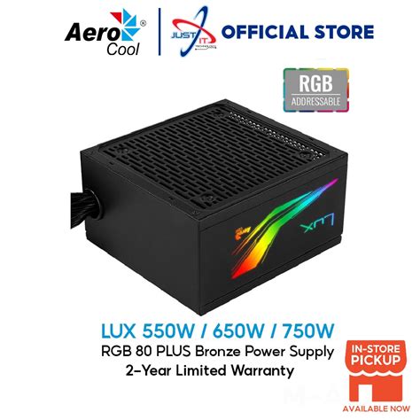 Aerocool Lux Rgb Plus Bronze Power Supply Psu W W W