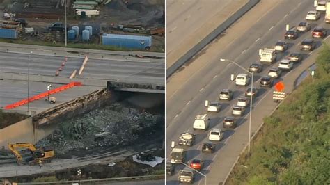 Traffic Backs Up As Commuters Navigate I 95 Detours What To Know As